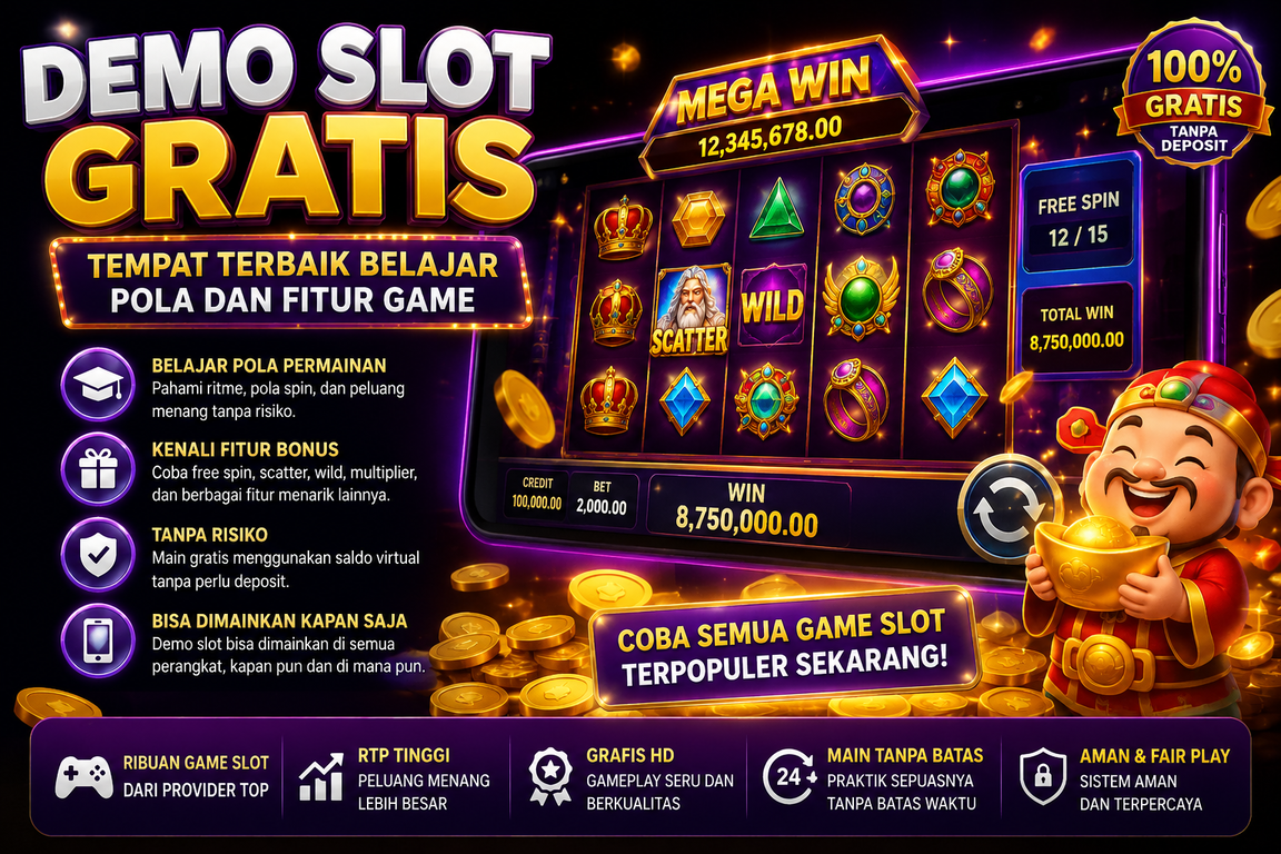 Demo Slot Gratis: Tempat Terbaik Belajar Pola dan Fitur Game