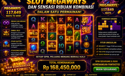 Slot Megaways dan Sensasi Ribuan Kombinasi Dalam Satu Permainan