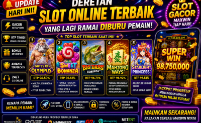 Update Hari Ini! Deretan Slot Online Terbaik yang Lagi Ramai Diburu Pemain